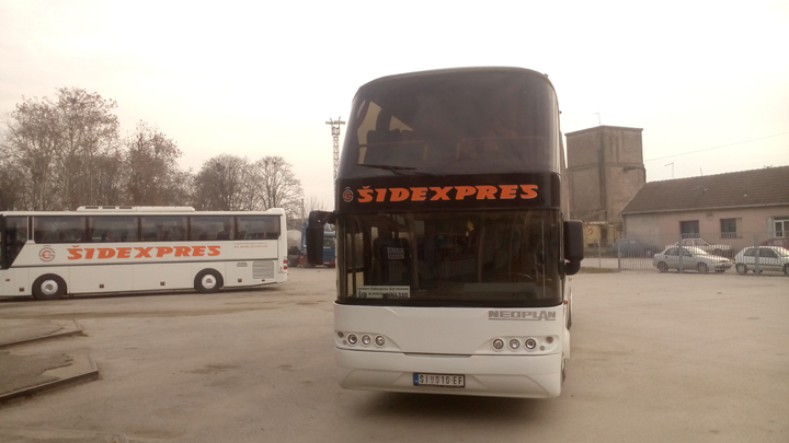Šidexpres iznajmljivanje autobusa registracije ŠI-010-EF