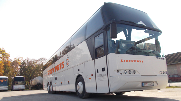 Šidexpres iznajmljivanje autobusa registracije ŠI-015-HS